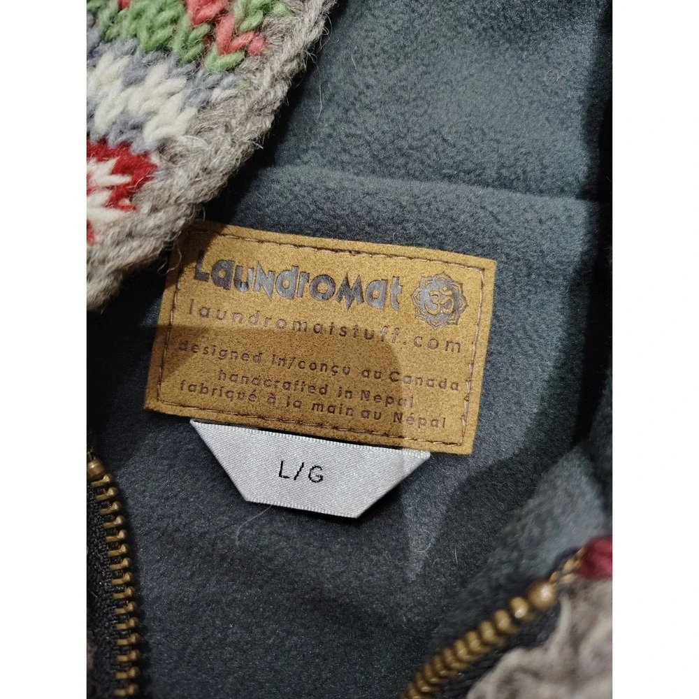 Laundromat Wool Sweater Hoodie Knit Women's Large L NWT $115